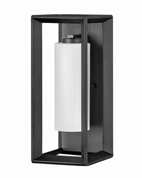 Rhodes LED Outdoor Lantern Brushed GraphiteOutdoor wall sconces with motion sensor