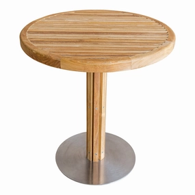 RIB Outdoor Caf Table - Round Baseoutdoor patio dining furniture set