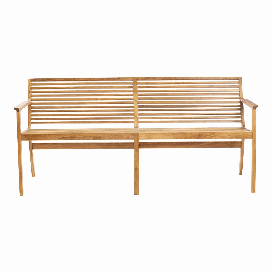 RIB Outdoor Dining Bench - w/ Backrestoutdoor patio dining furniture set