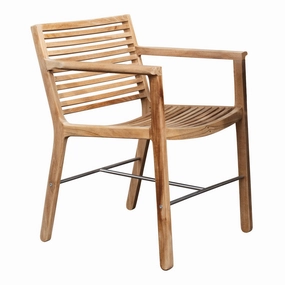 RIB Outdoor Dining Chair - w/ Armsoutdoor patio dining furniture set