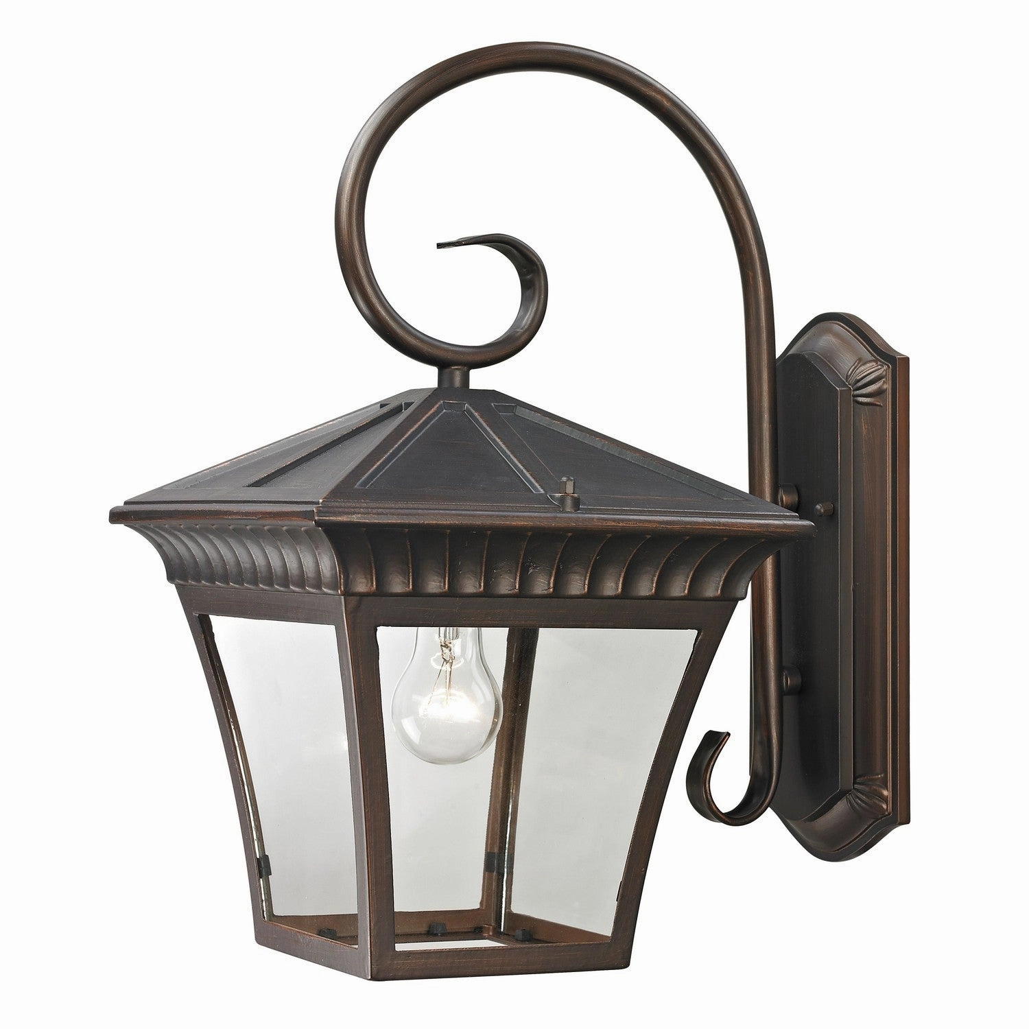 Ridgewood One Light Wall Sconce Hazelnut BronzeOutdoor wall sconces with motion sensor