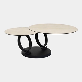 Rimini - Coffee Table With Cream Ceramic Topoutdoor coffee table for patio or lounge