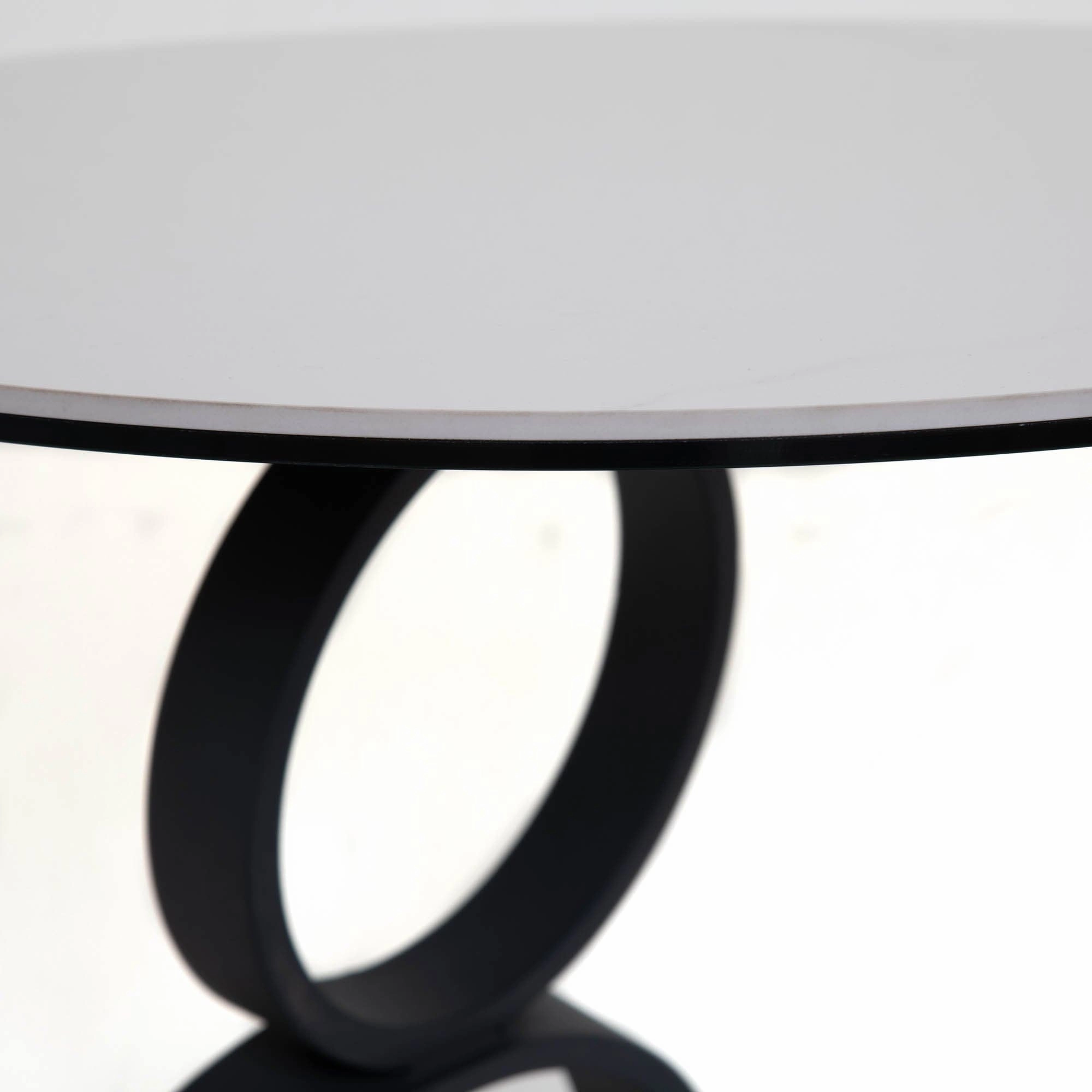 Rimini - Side Table With White Ceramic Top