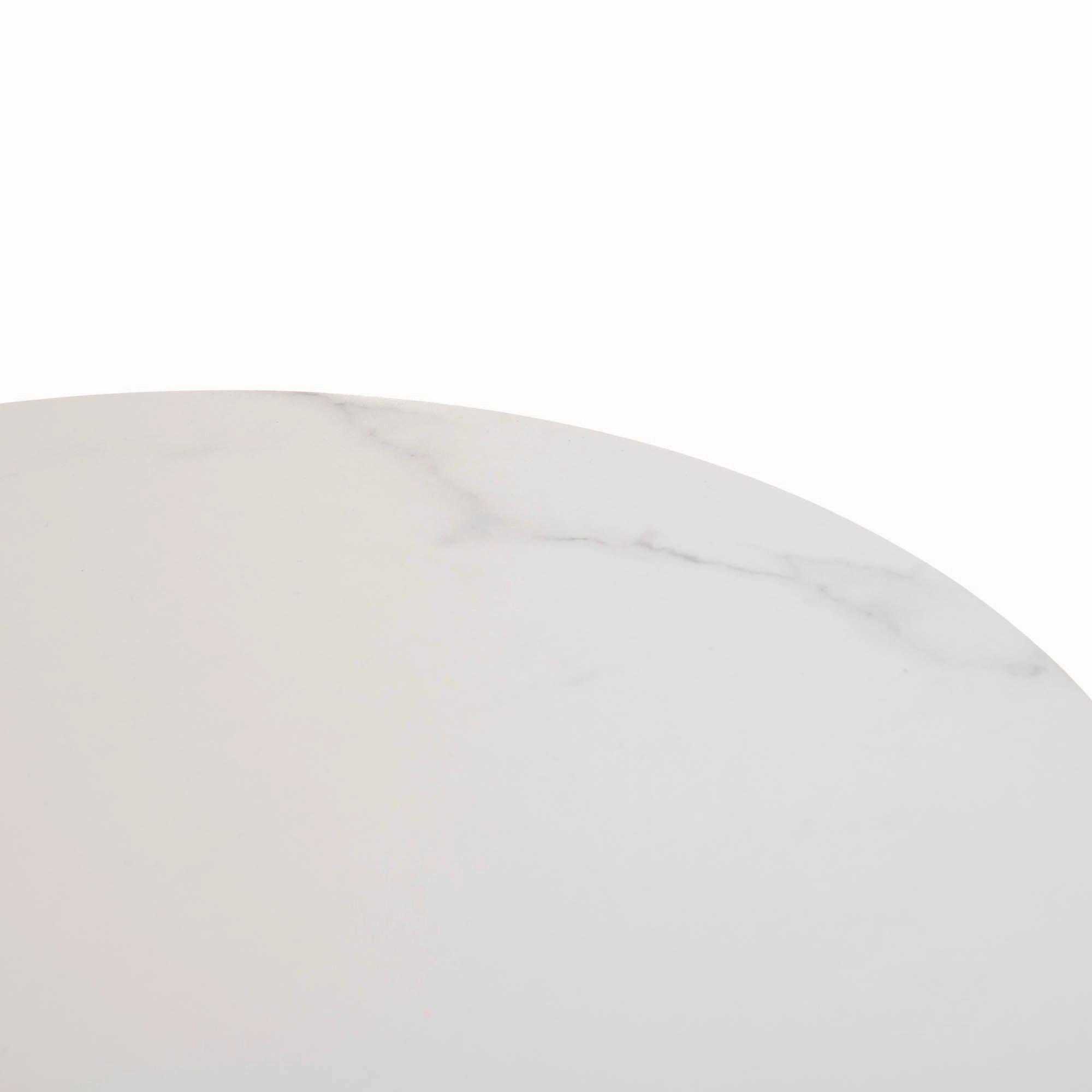 Rimini - Side Table With White Ceramic Top