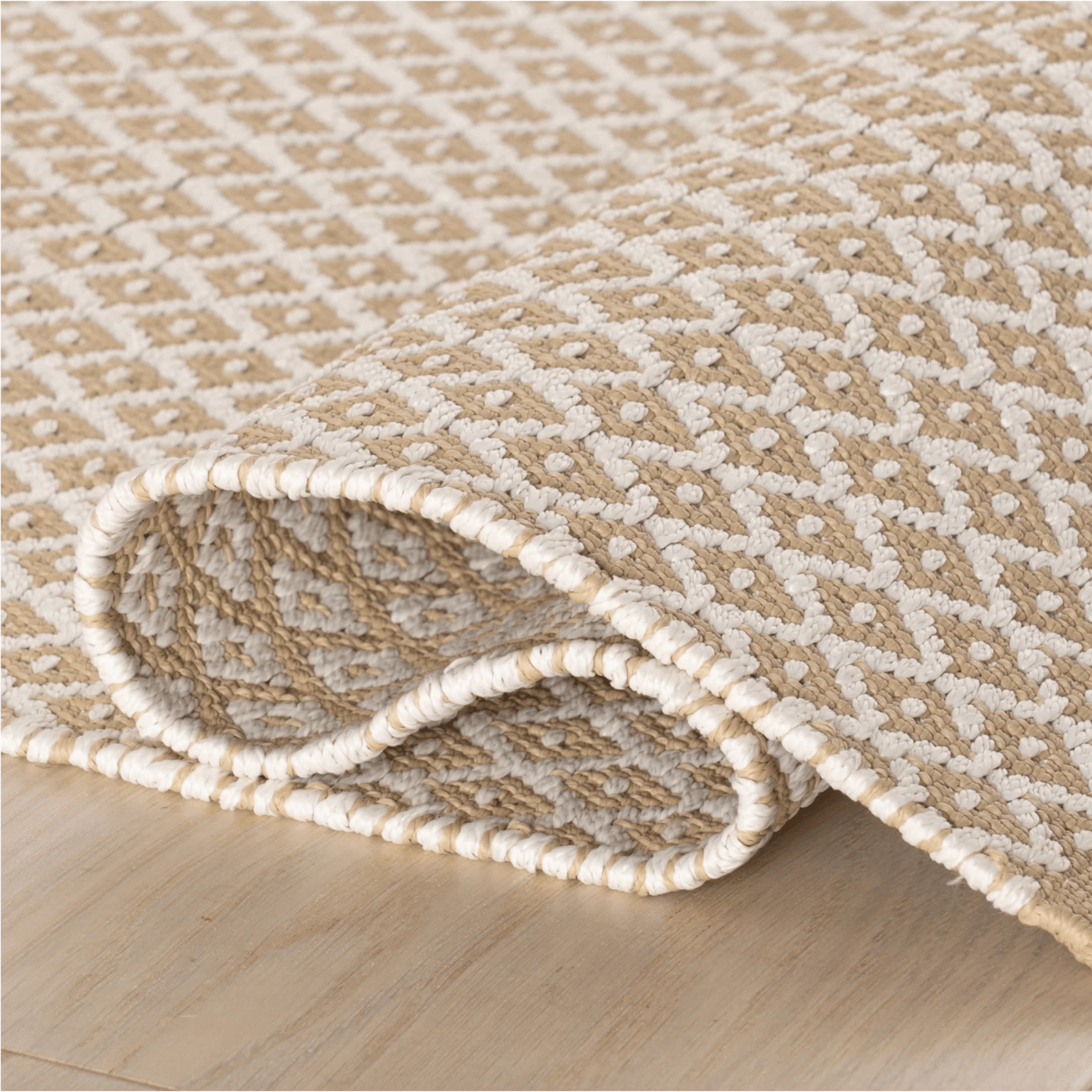 Riviera Handwoven Indoor/Outdoor Rug - Khaki