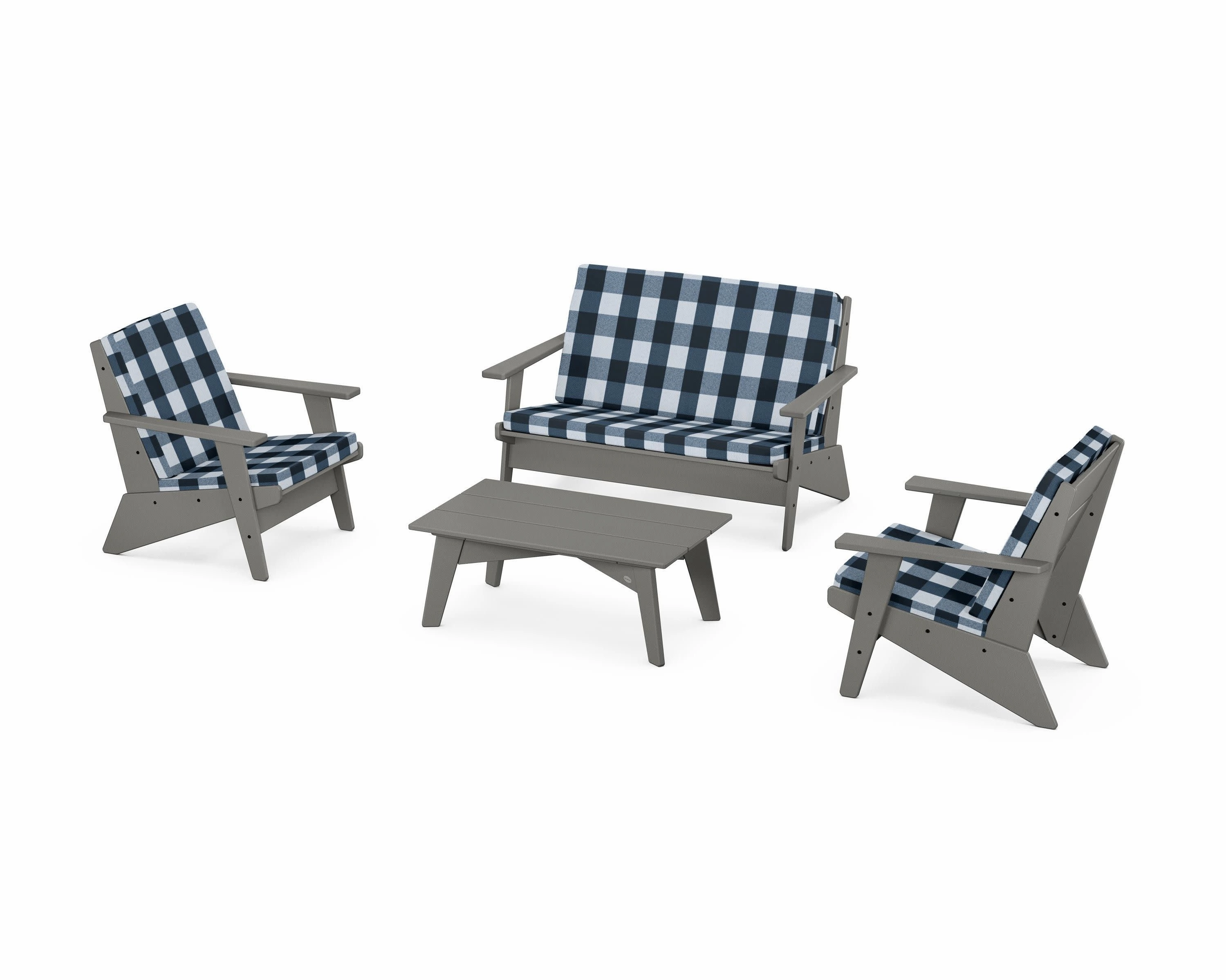 Riviera Modern Lounge 4-Piece Set