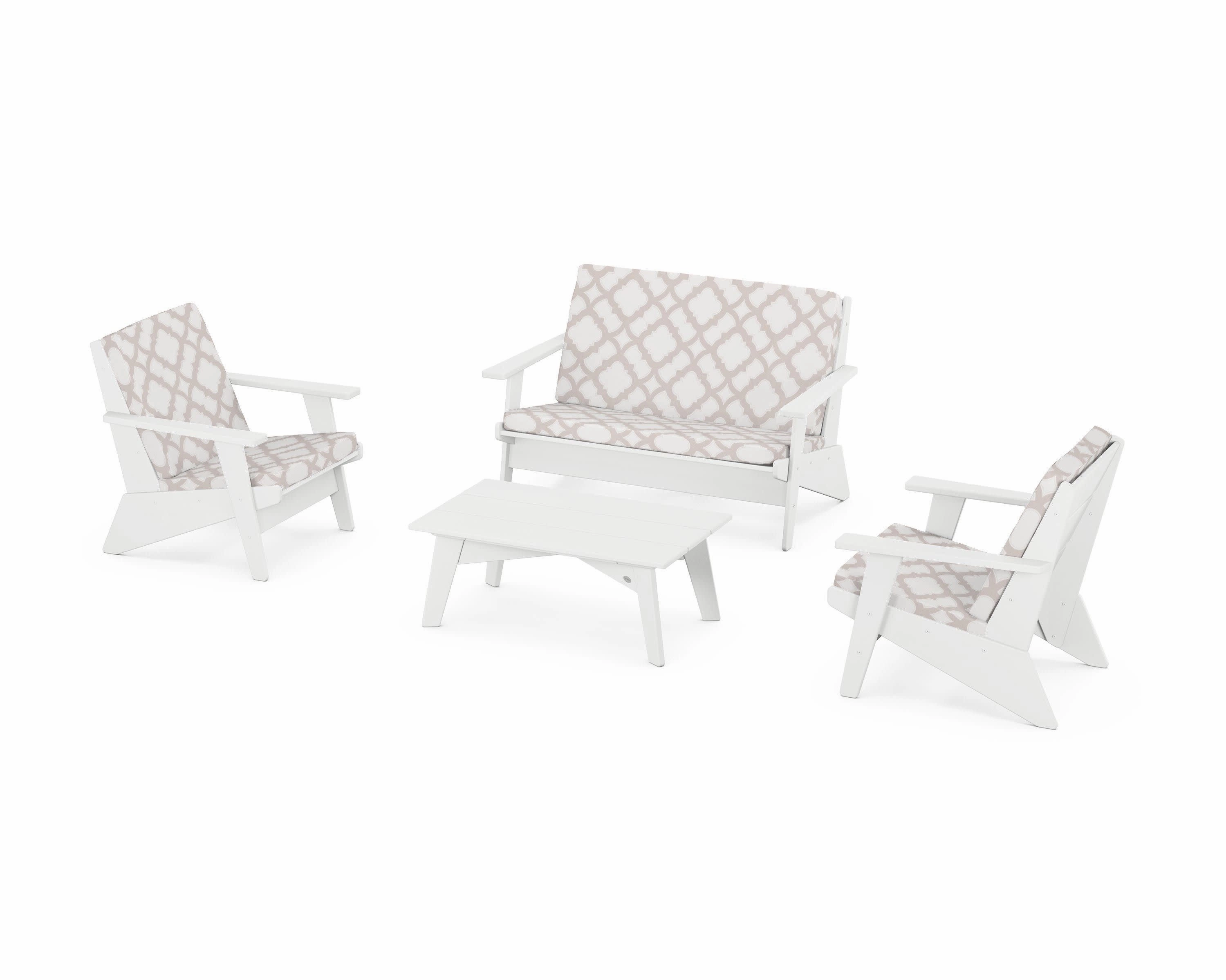 Riviera Modern Lounge 4-Piece Set