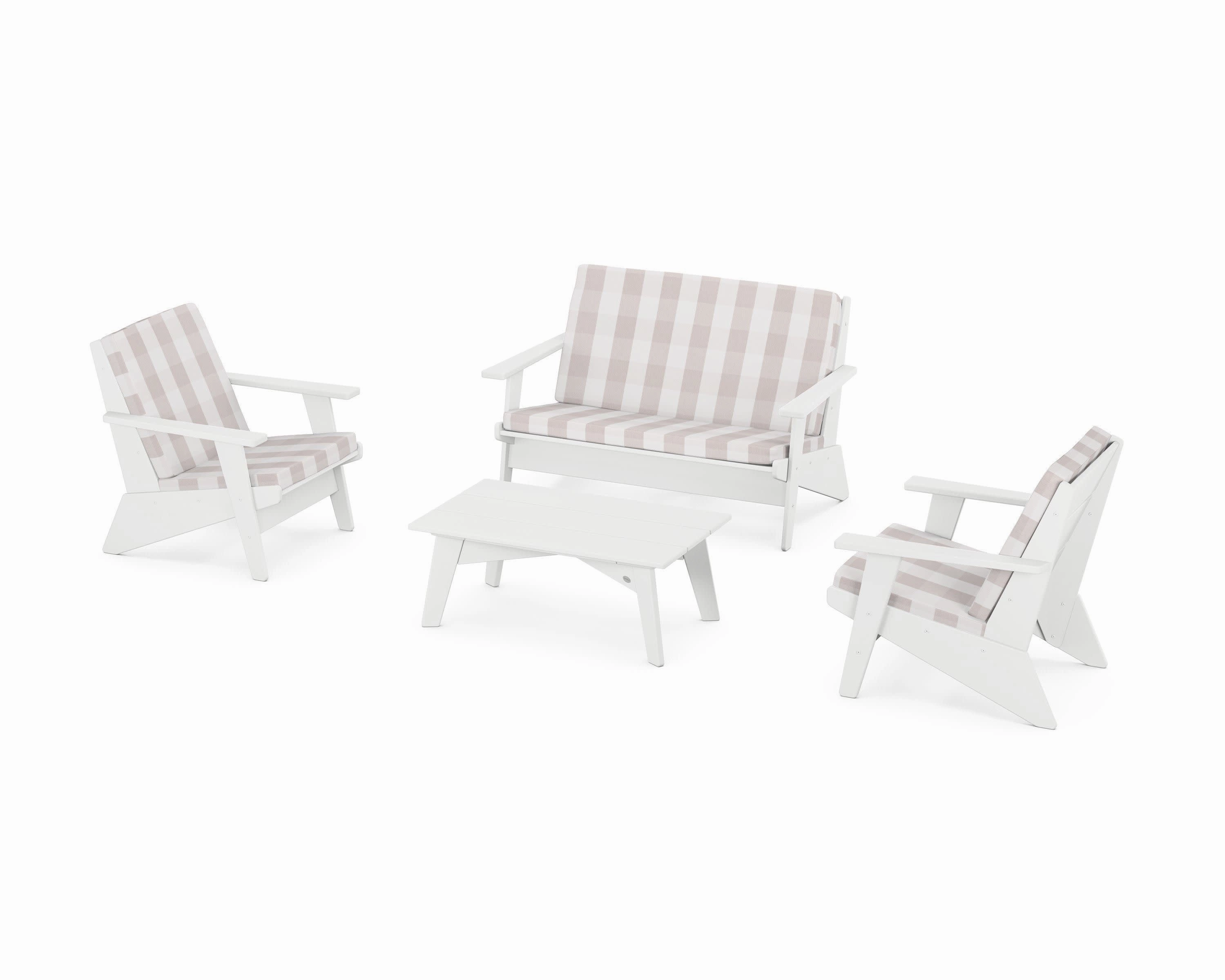 Riviera Modern Lounge 4-Piece Set