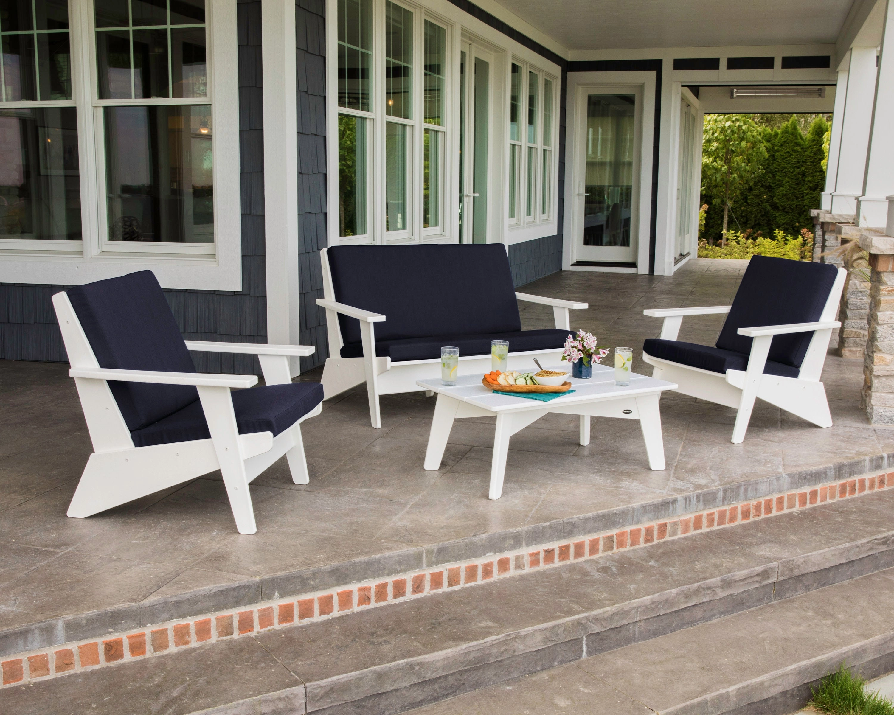 Riviera Modern Lounge 4-Piece Set