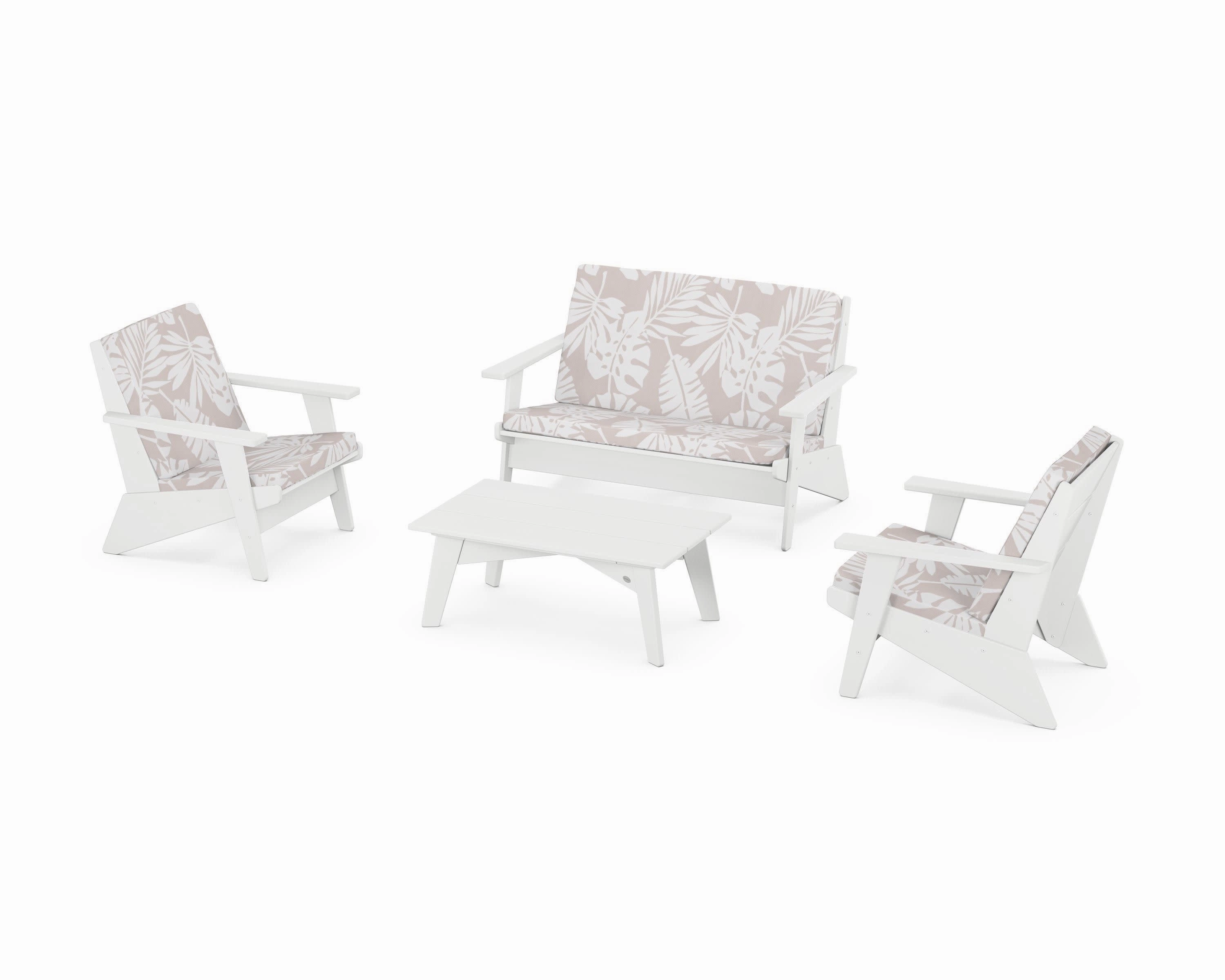 Riviera Modern Lounge 4-Piece Set