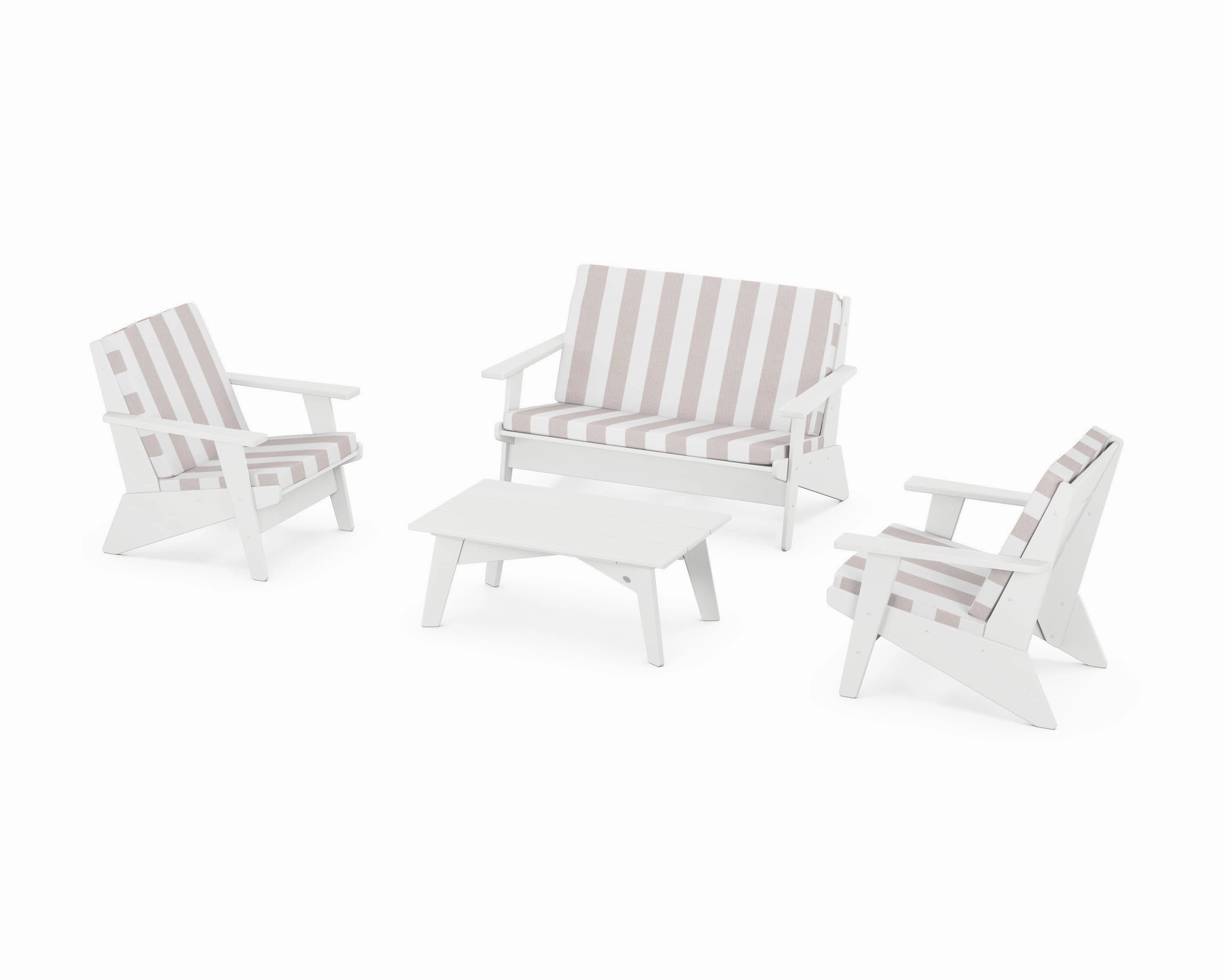 Riviera Modern Lounge 4-Piece Set