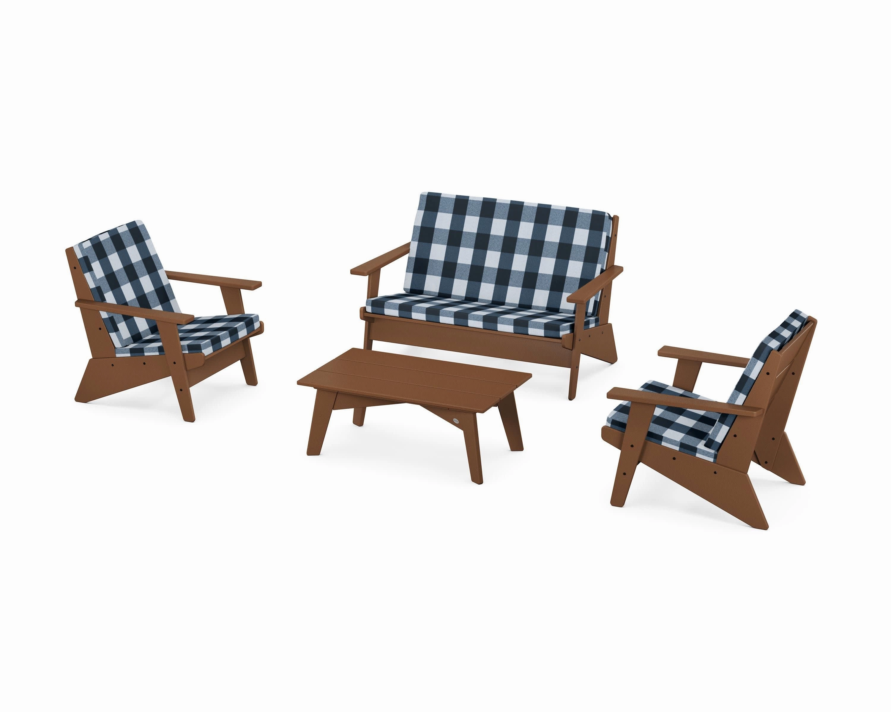 Riviera Modern Lounge 4-Piece Set