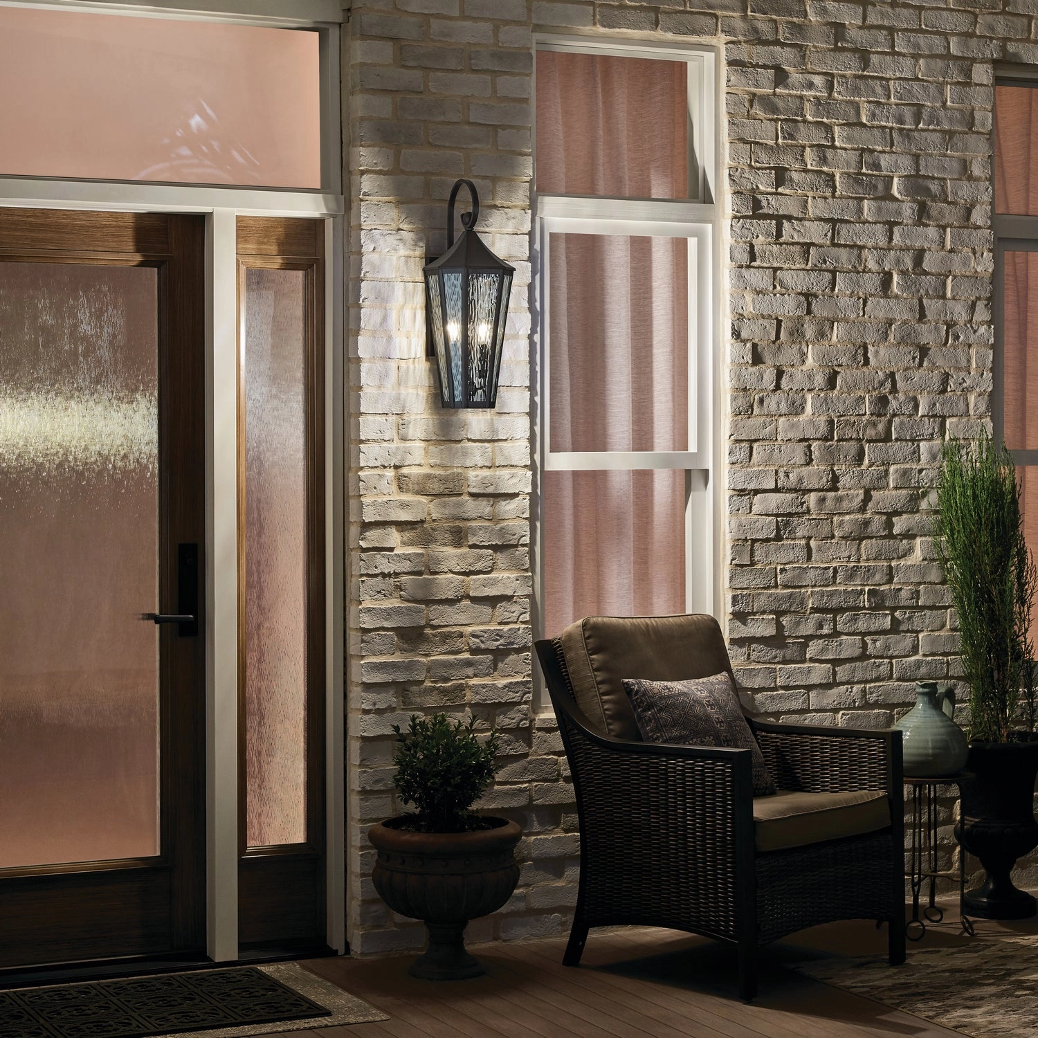 Rochdale Two Light Outdoor Wall Mount Olde Bronze