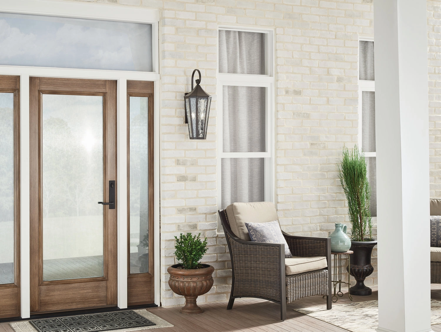 Rochdale Two Light Outdoor Wall Mount Olde Bronze