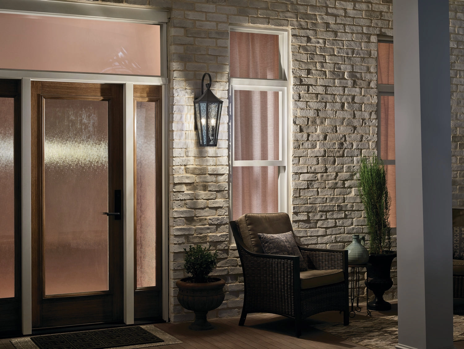 Rochdale Two Light Outdoor Wall Mount Olde Bronze