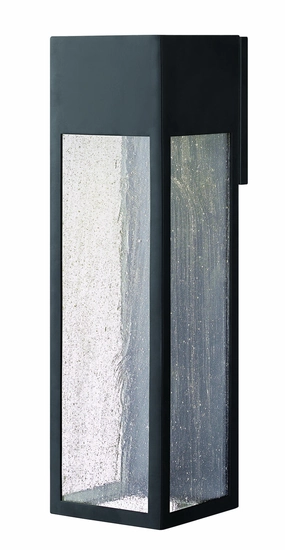 Rook LED Wall Mount Satin BlackOutdoor wall sconces with motion sensor