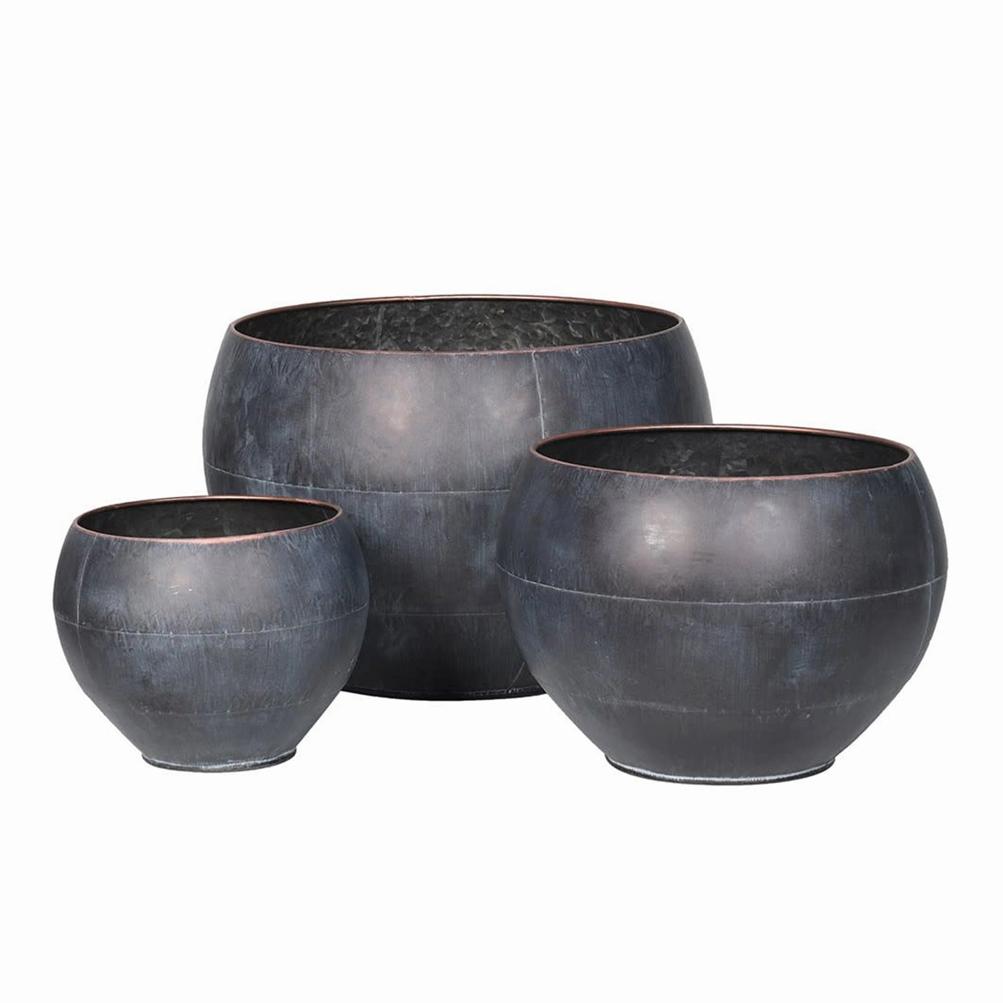 Round - Set of 3 Plantersoutdoor garden decorative ornaments