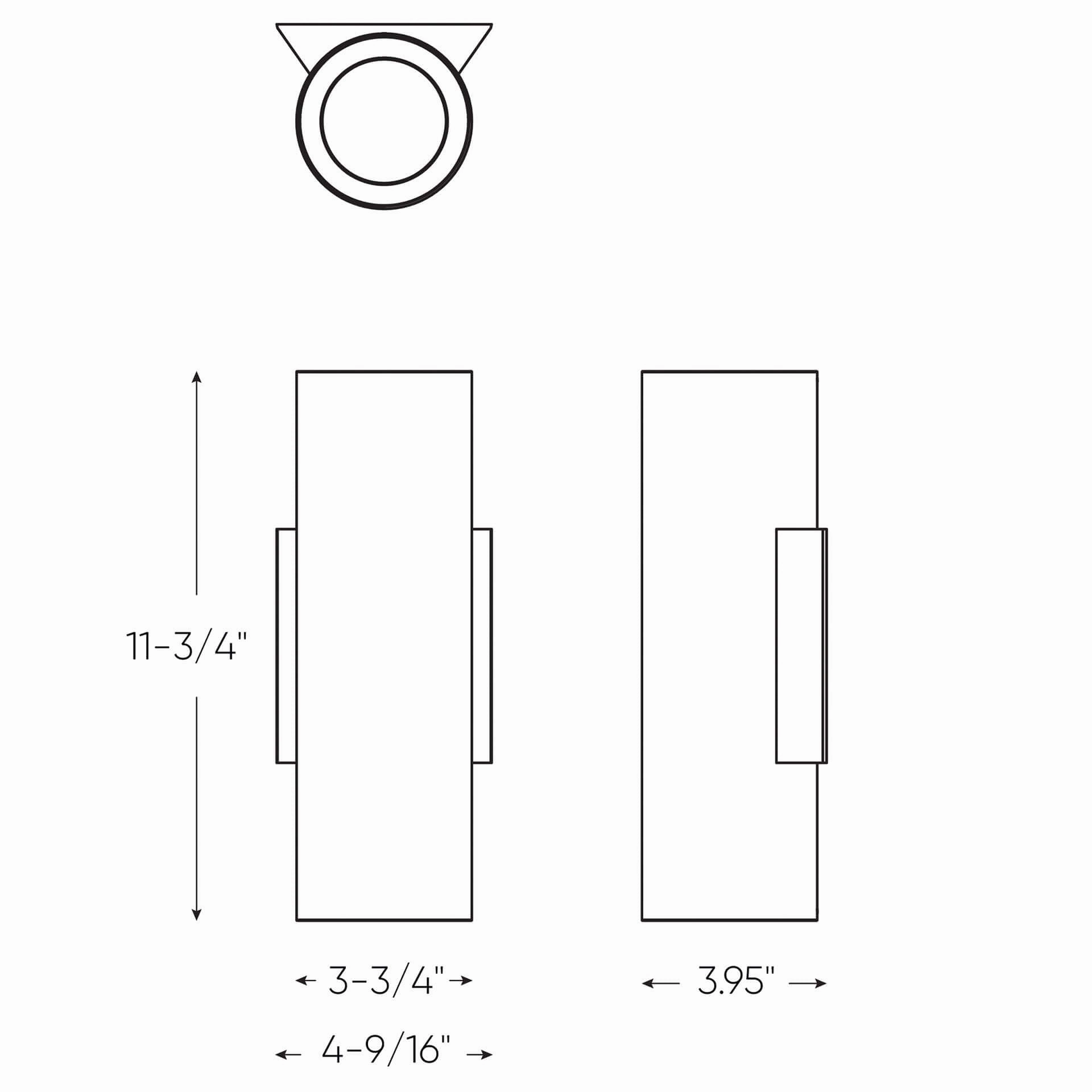 Round Adjustable Led Cylinder Sconce