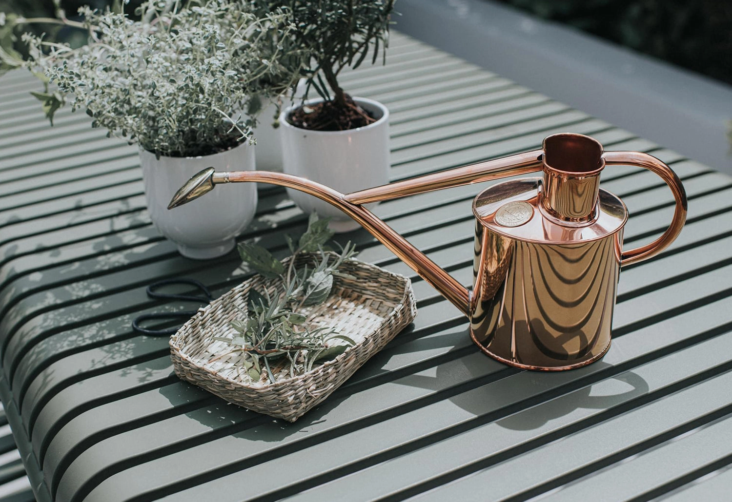 Rowley Ripple Copper Watering Can