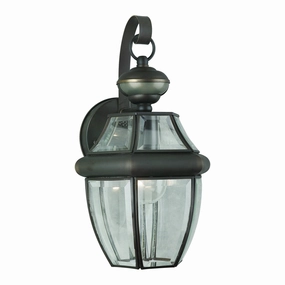 Royal Bronze F One Light Outdoor Lantern Royal BronzeOutdoor wall sconces with motion sensor