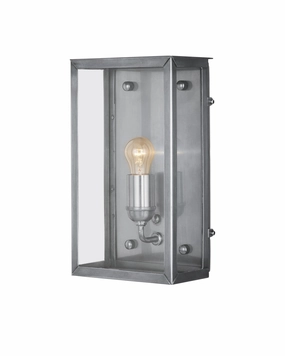 Royster Collection One Light Outdoor Wall Sconce Antique Silver / ClearOutdoor wall sconces with motion sensor
