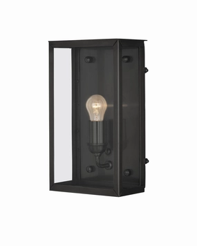 Royster Collection One Light Outdoor Wall Sconce Matte Black / ClearOutdoor wall sconces with motion sensor