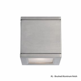 Rubix LED Wall Light Brushed AluminumOutdoor wall sconces with motion sensor