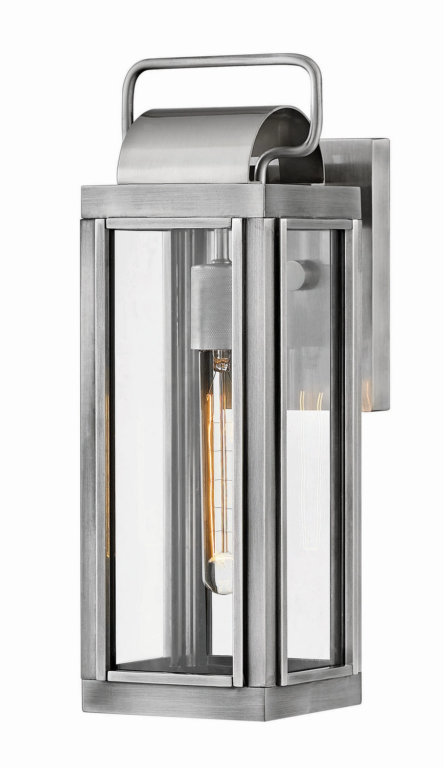 Sag Harbor LED Outdoor Lantern Antique Brushed AluminumOutdoor wall sconces with motion sensor