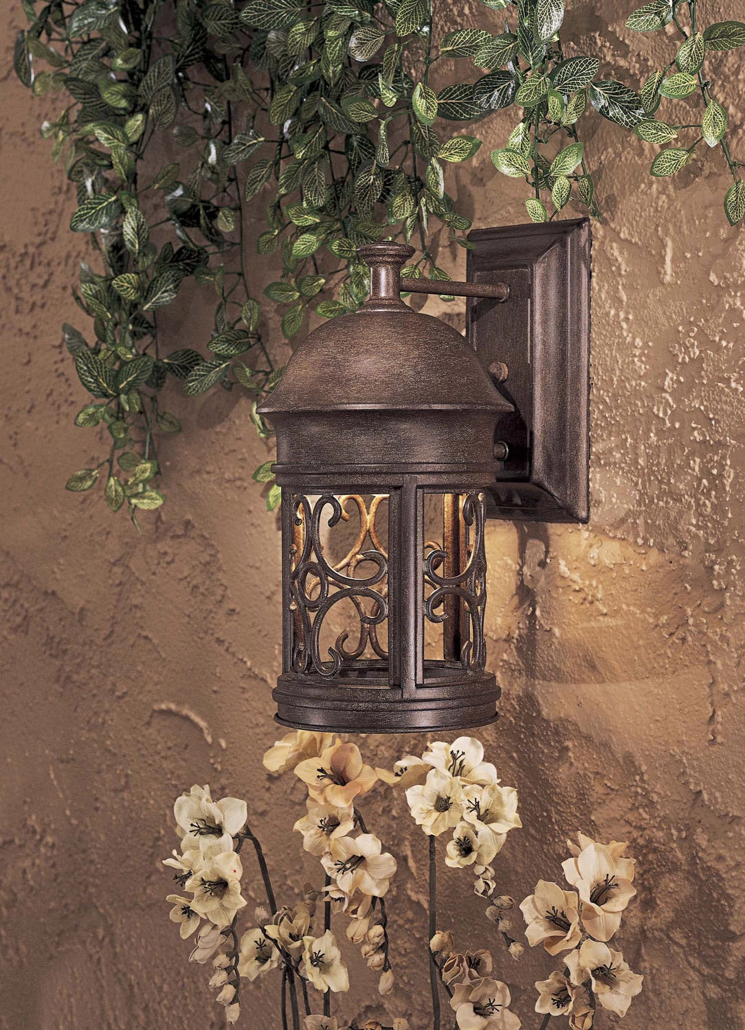 Sage Ridge One Light Wall Mount Vintage Rust