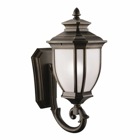 Salisbury One Light Outdoor Wall Mount Rubbed BronzeOutdoor wall sconces with motion sensor