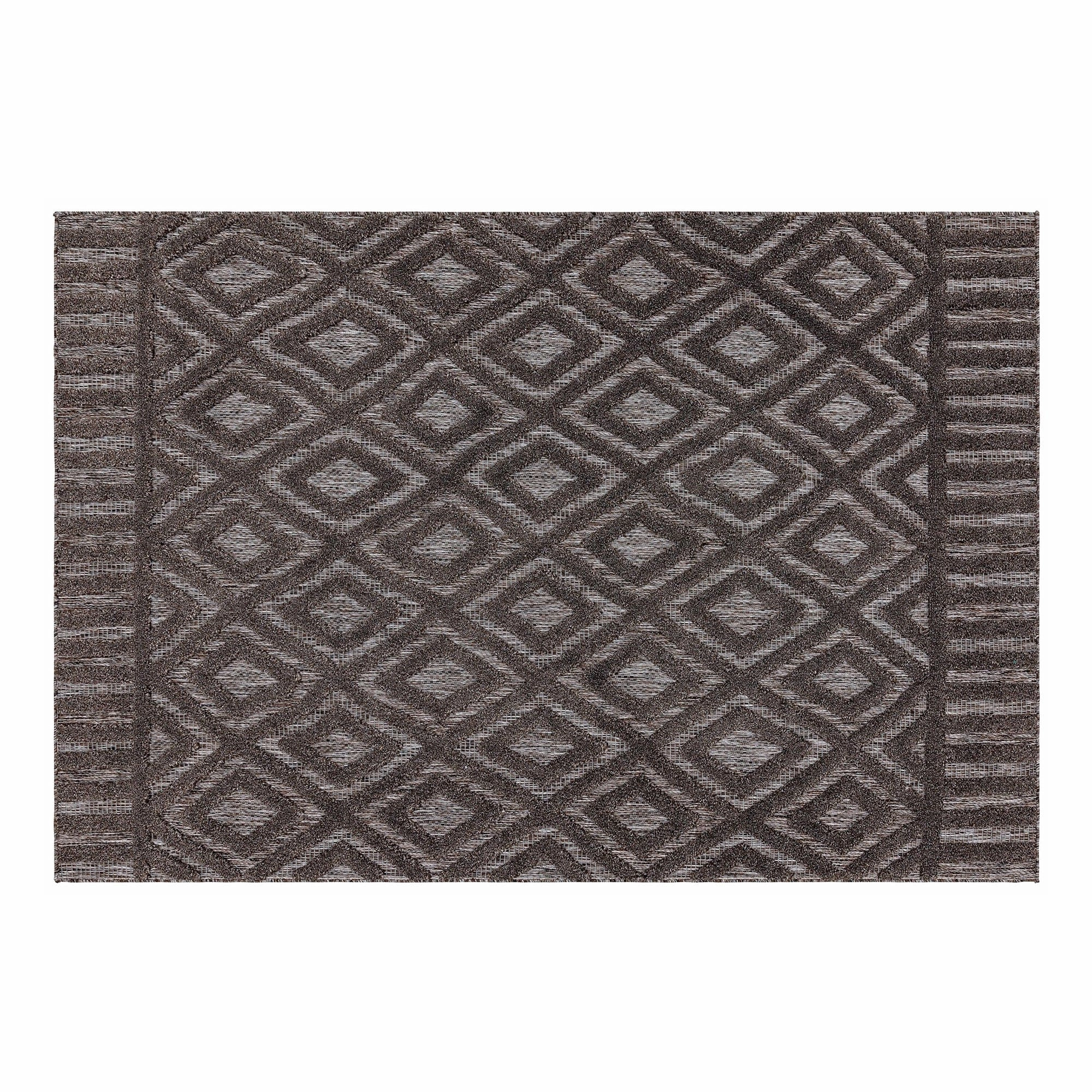 Salta Rug - Charcoal Diamond Rugwaterproof outdoor patio rug