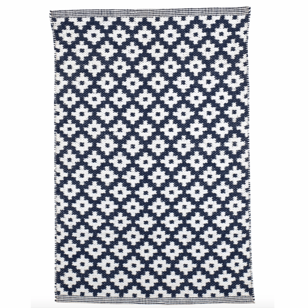 Samode Indoor/Outdoor Rug - Navywaterproof outdoor patio rug