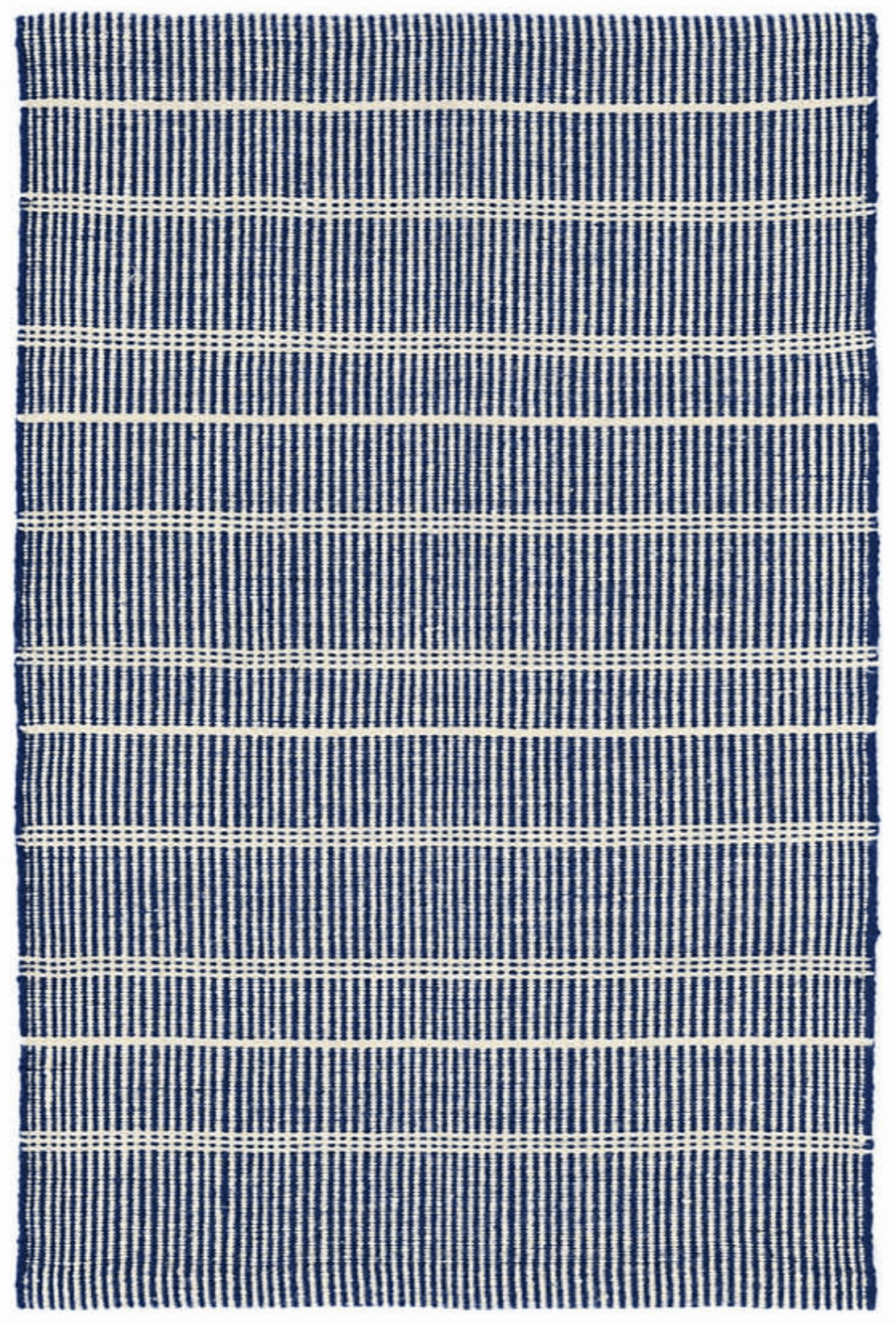 Samson Navy Handwoven Indoor/Outdoor Rug