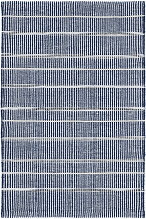Samson Navy Handwoven Indoor/Outdoor Rugwaterproof outdoor patio rug