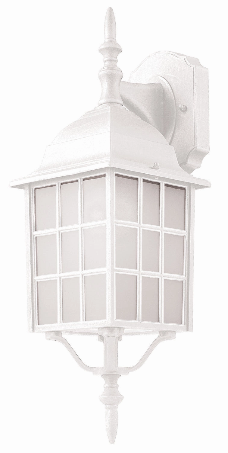 San Gabriel One Light Wall Lantern WhiteOutdoor wall sconces with motion sensor