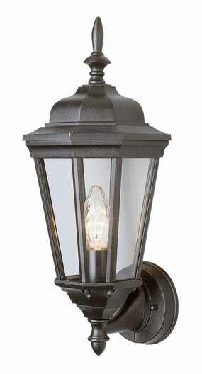 San Rafael One Light Wall Lantern BlackOutdoor wall sconces with motion sensor