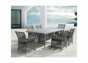 Sandbanks Dining set by Zuo Viveoutdoor patio dining furniture set
