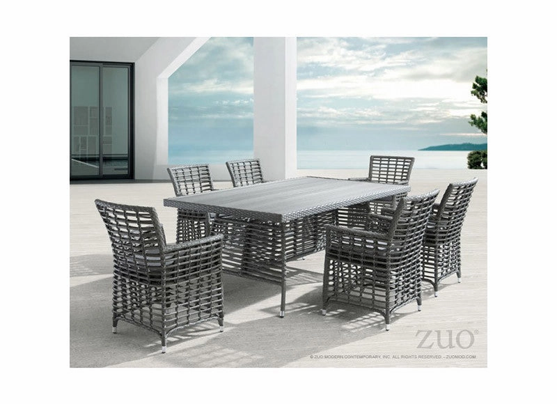 Sandbanks Dining set by Zuo Viveoutdoor patio dining furniture set