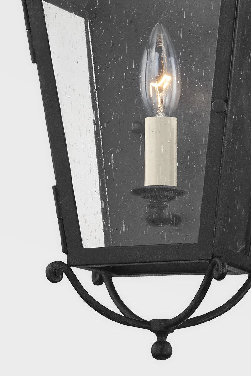 Santa Barbara County One Light Wall Sconce French Iron