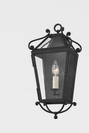 Santa Barbara County One Light Wall Sconce French Iron Santa Barbara County One Light Wall Sconce French IronOutdoor wall sconces with motion sensor