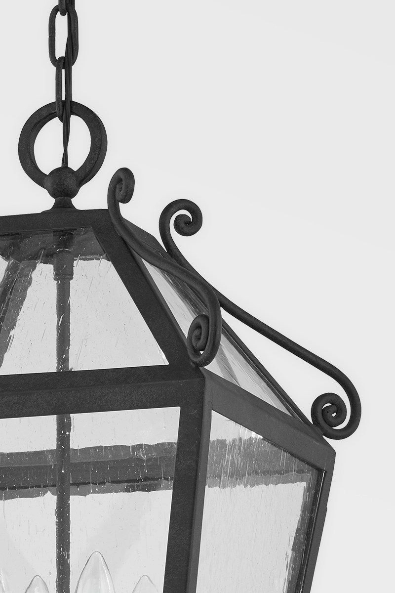 Santa Barbara County Three Light Wall Sconce French Iron