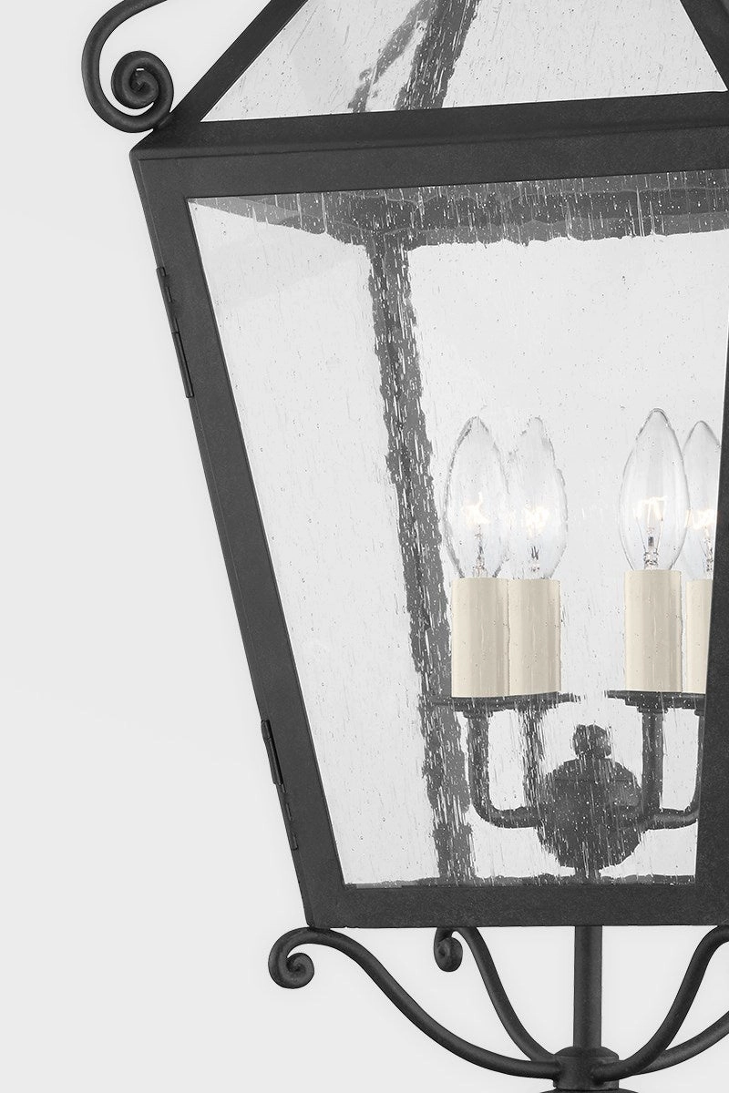 Santa Barbara County Three Light Wall Sconce French Iron