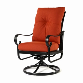 Santa Barbara Dining Swivel Rockeroutdoor dining chair with armrests