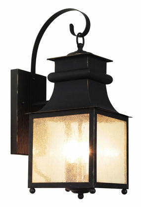 Santa Ines Three Light Wall Lantern Weathered BronzeOutdoor wall sconces with motion sensor