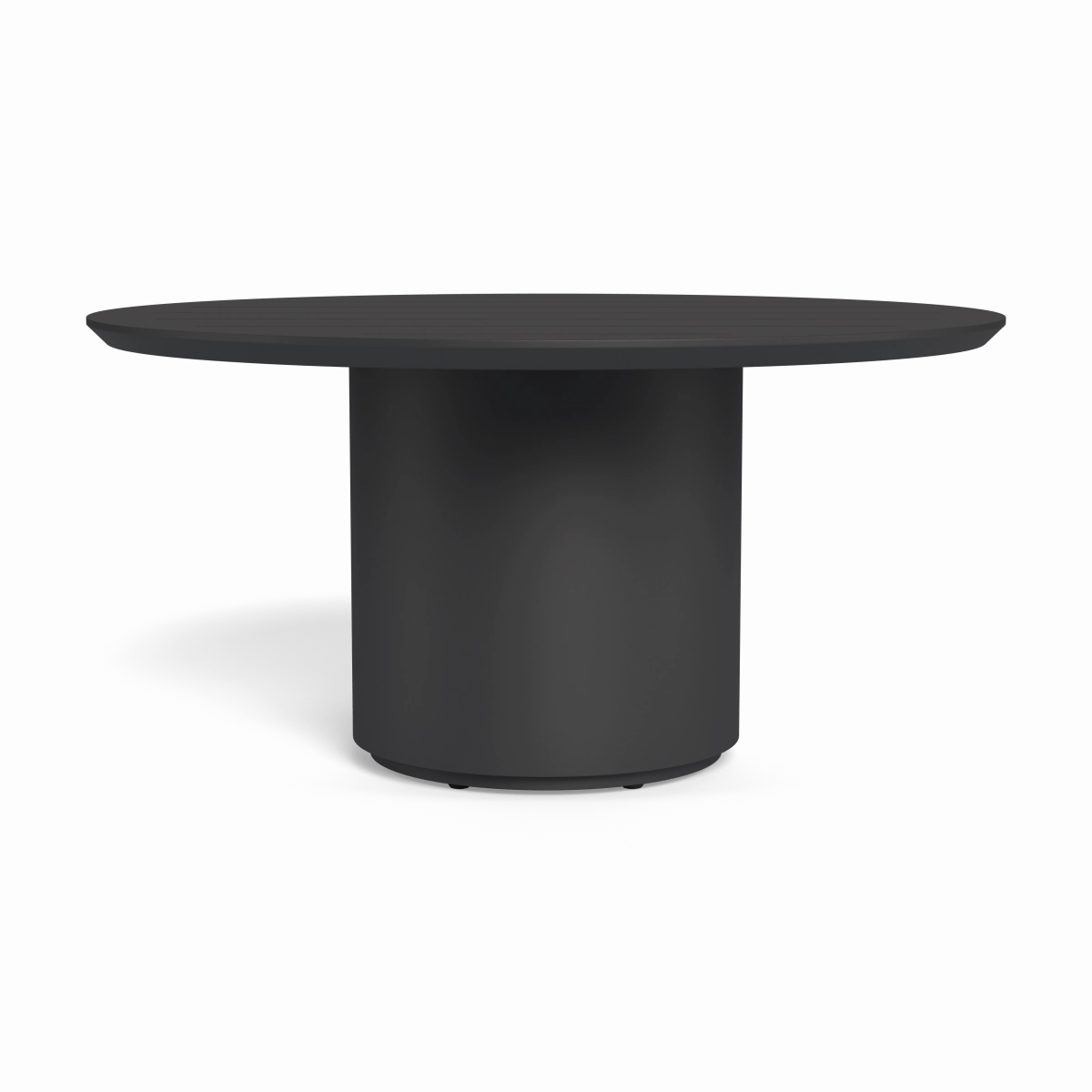 Santorini Outdoor Slatted Round Dining Table 60"outdoor table for balcony or garden