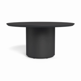 Santorini Outdoor Slatted Round Dining Table 60"outdoor table for balcony or garden