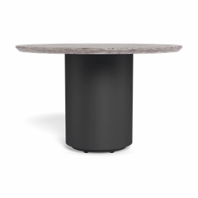 Santorini Outdoor Stone Round Dining Table 48"outdoor table for balcony or garden