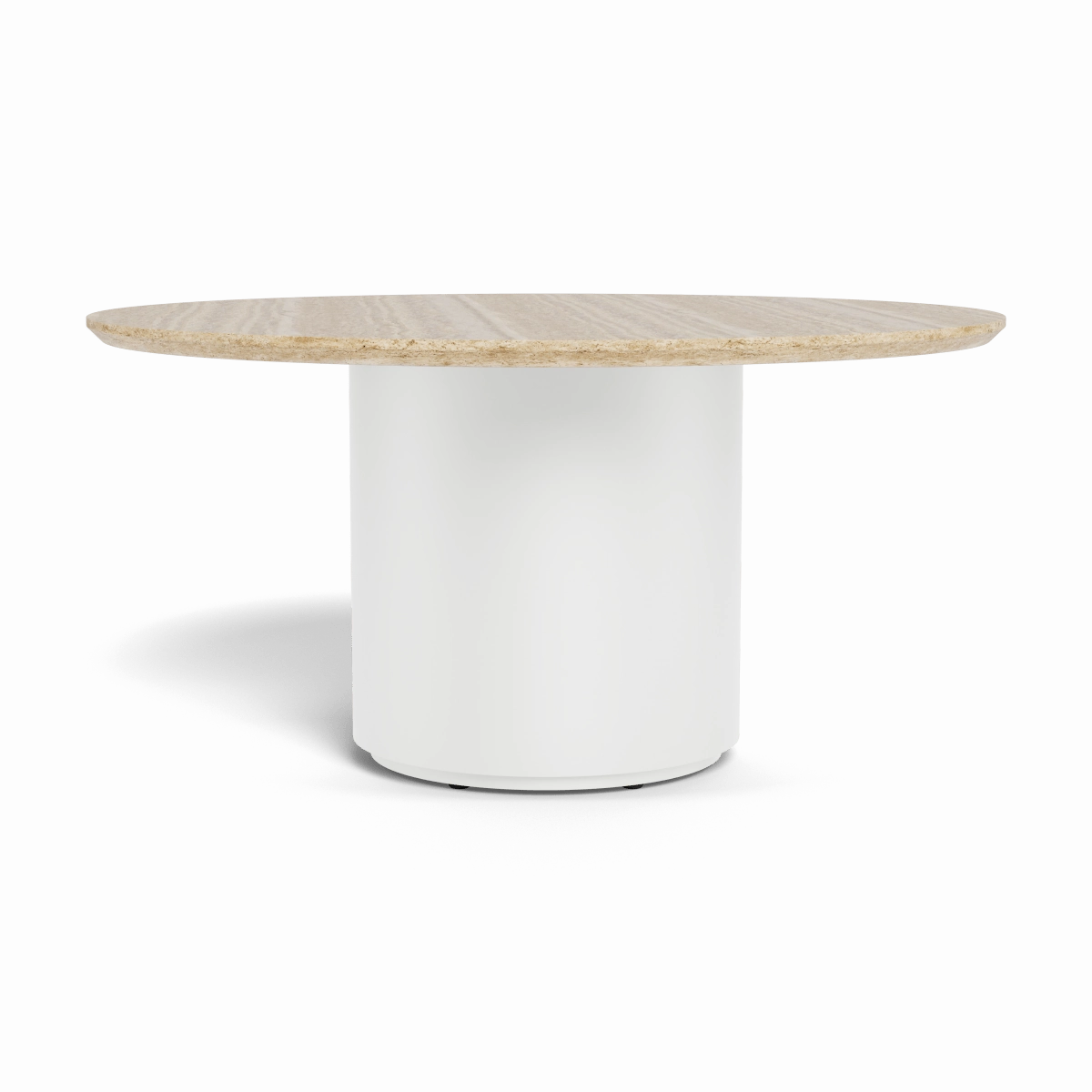 Santorini Outdoor Stone Round Dining Table 60"