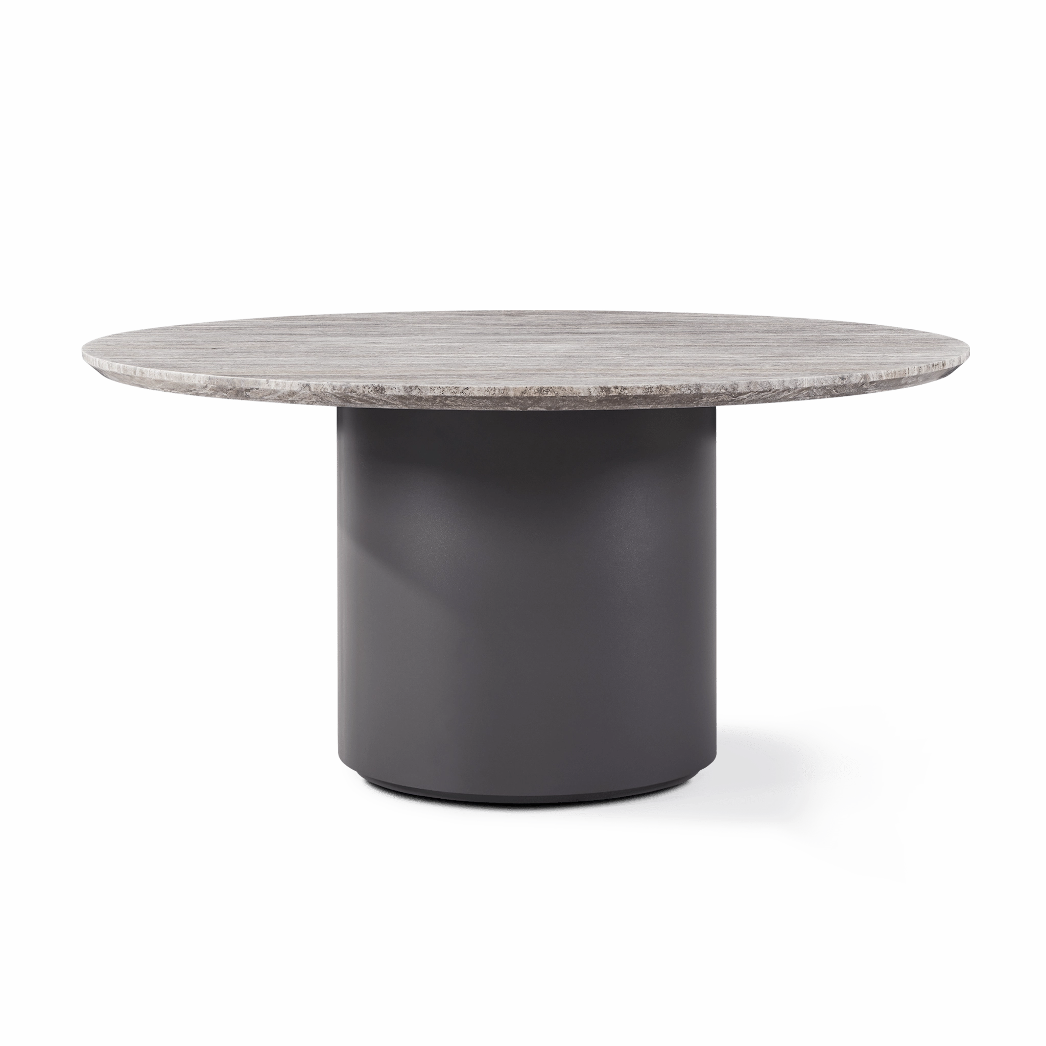 Santorini Outdoor Stone Round Dining Table 60"