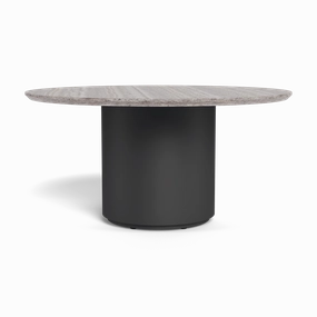 Santorini Outdoor Stone Round Dining Table 60"outdoor table for balcony or garden